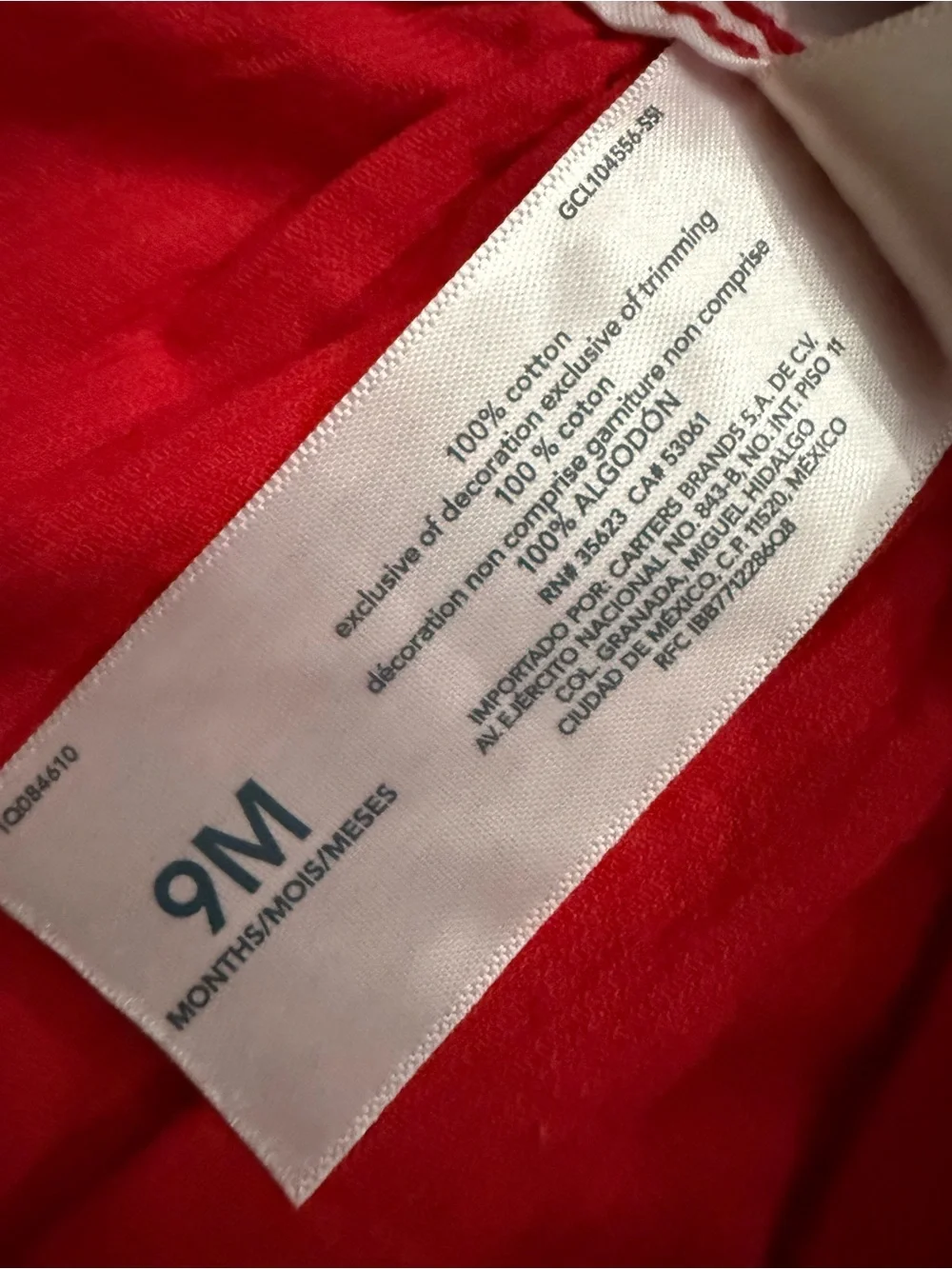 OshKosh Red Corduroy Jumper Dress 9 Months NWT‎ Holiday